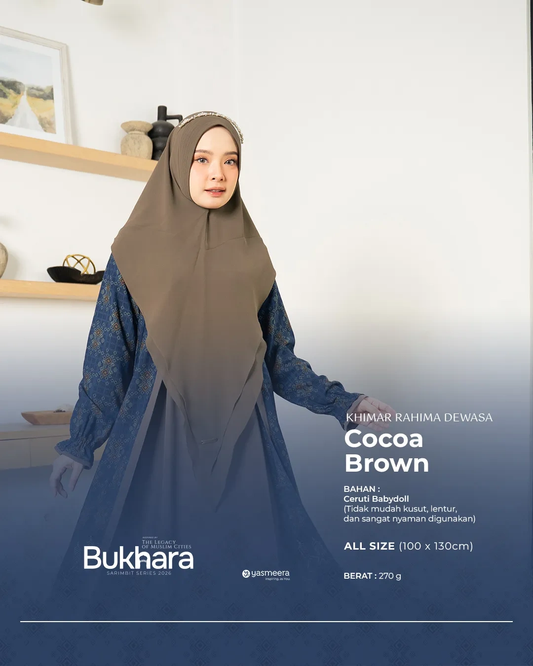Yasmeera - KHIMAR & PASHMINA SARIMBIT 2026 (BUKHARA)