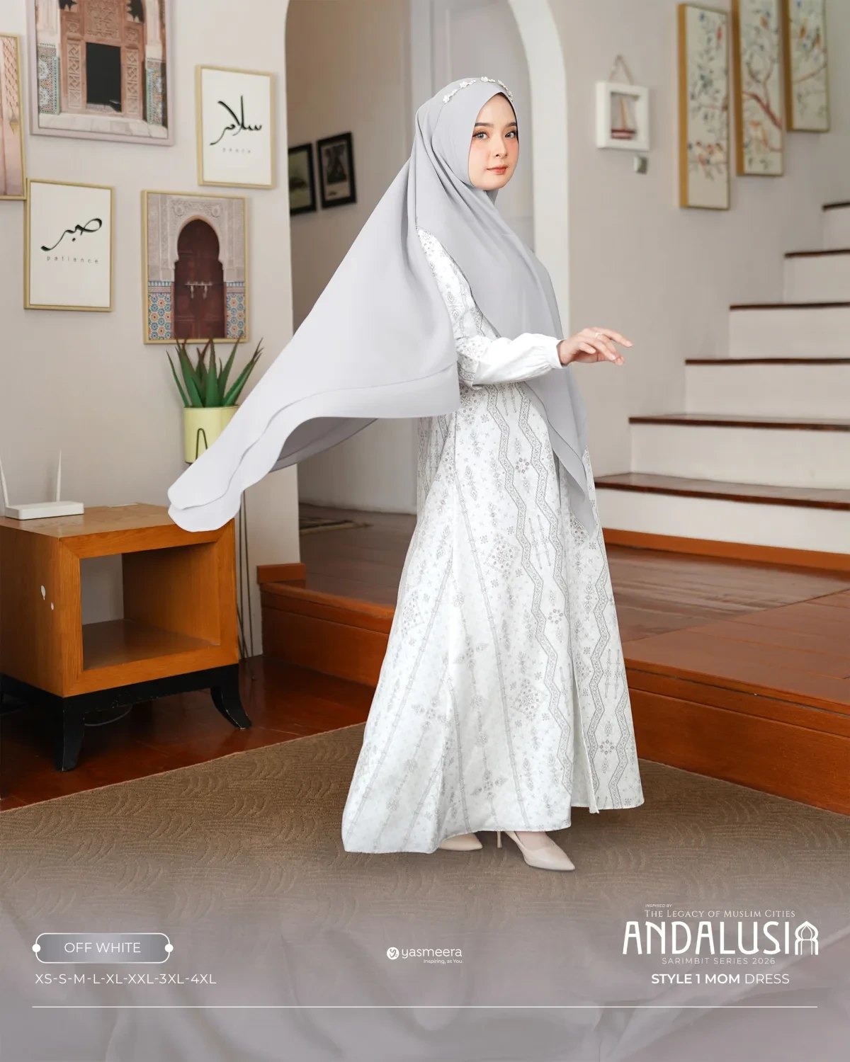 Yasmeera - GAMIS ANDALUSIA STYLE 1 DEWASA GRADE B thumb 38