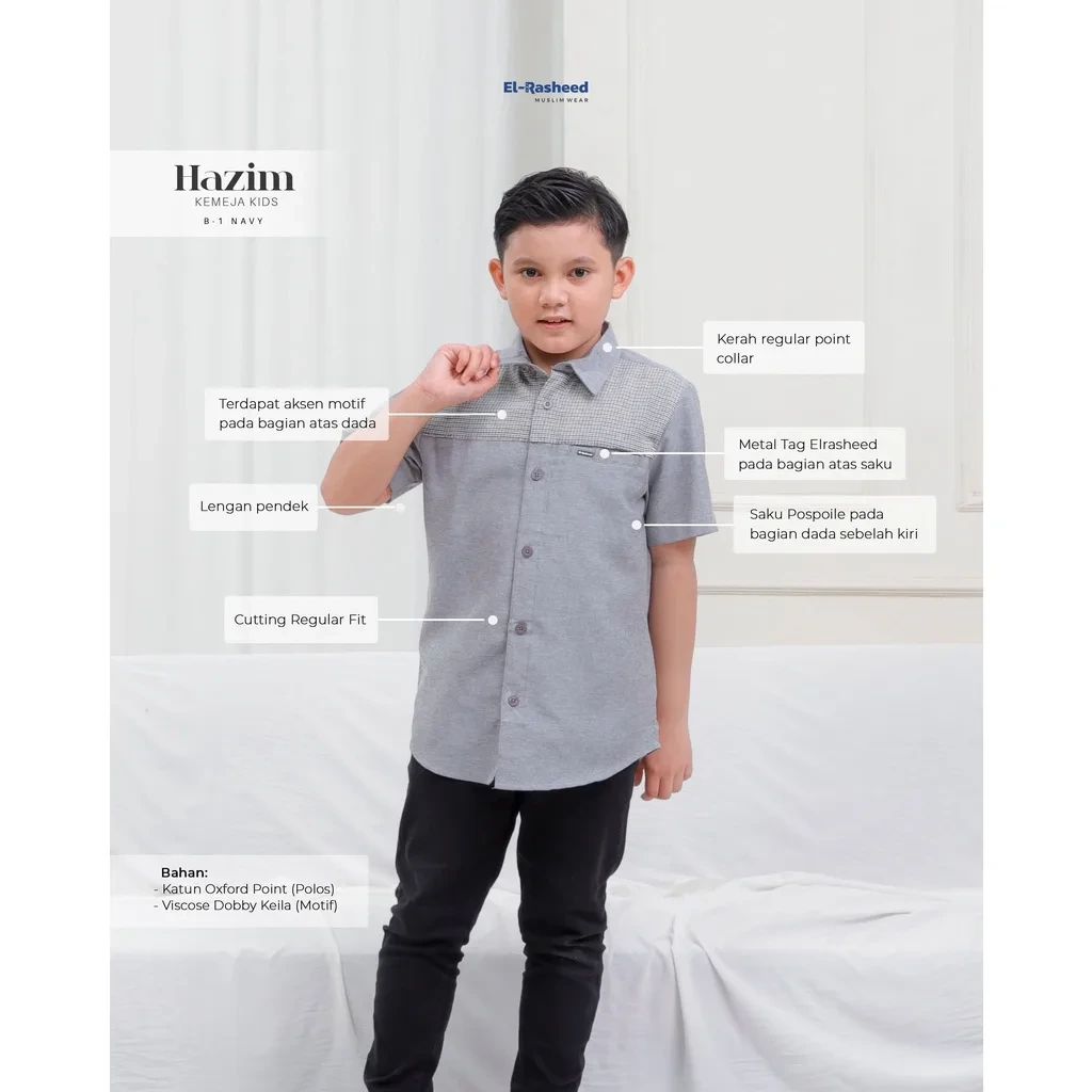 Yasmeera - KEMEJA HAZIM ANAK thumb 52