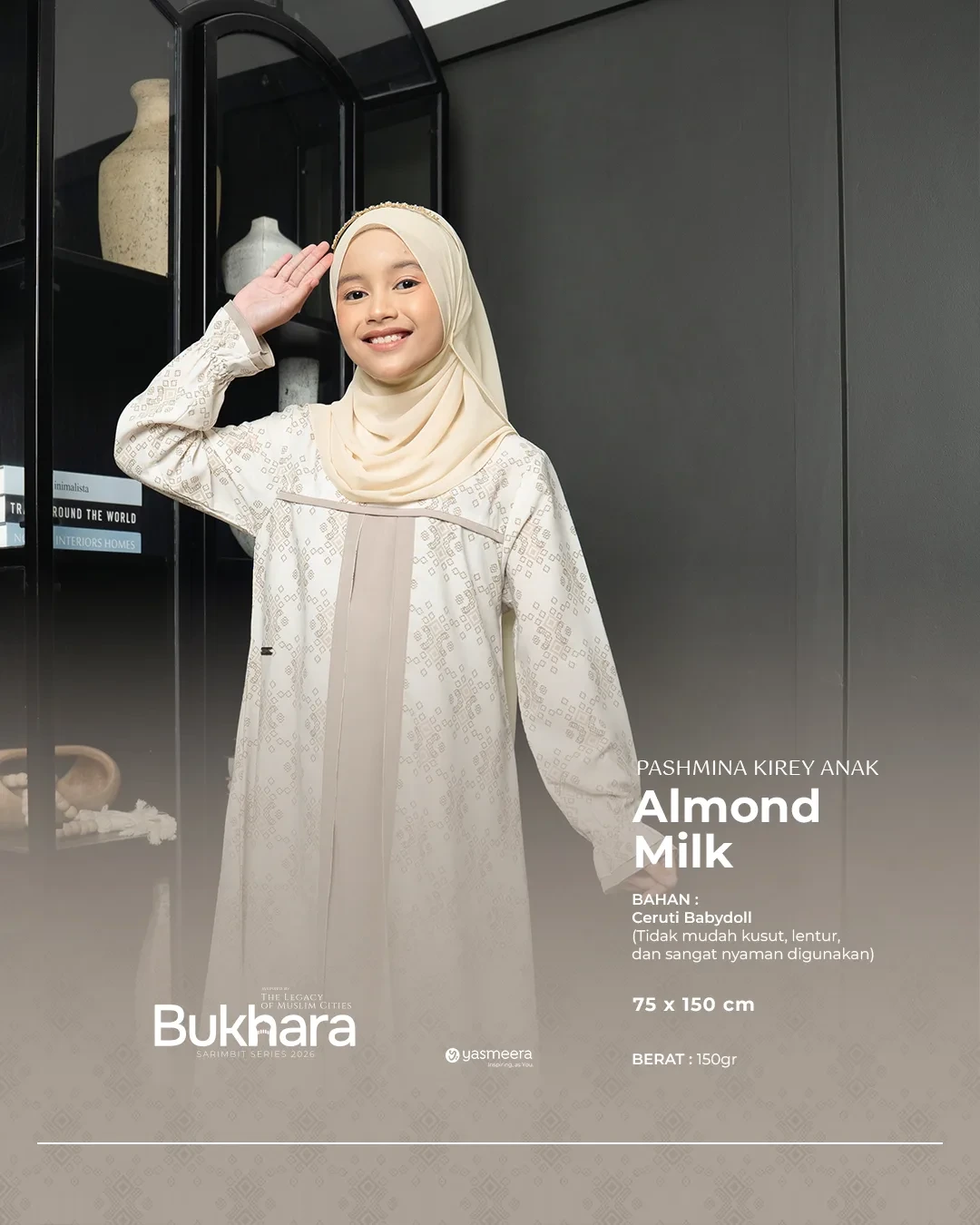 Yasmeera - KHIMAR & PASHMINA SARIMBIT 2026 (BUKHARA) thumb 11