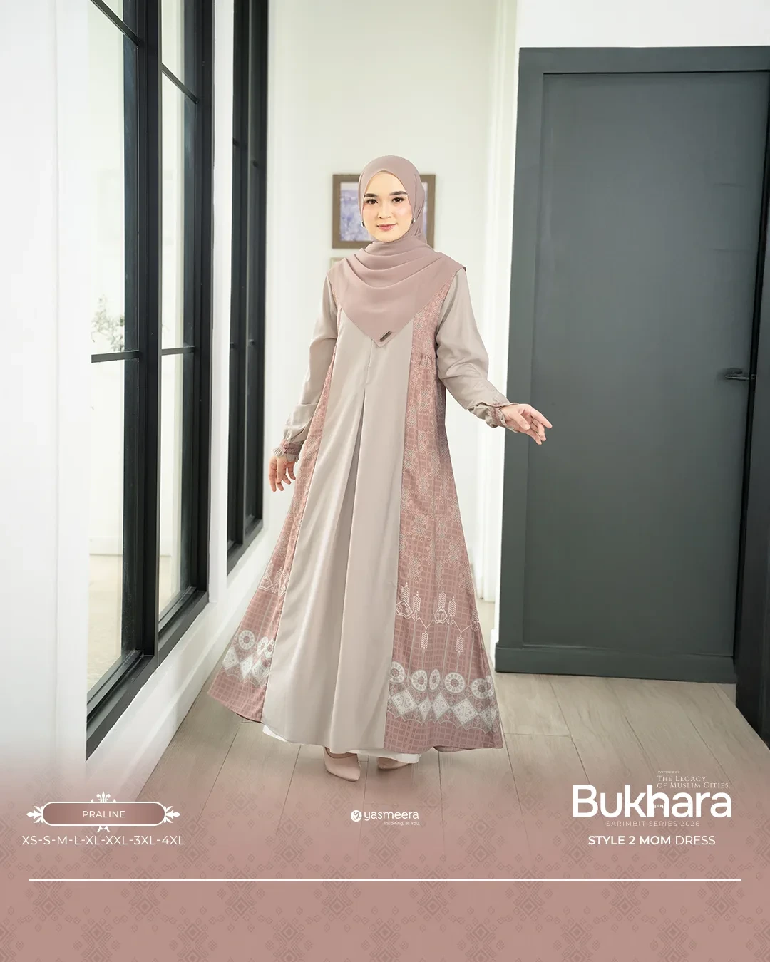 Yasmeera - GAMIS BUKHARA STYLE 2 DEWASA GRADE B thumb 50