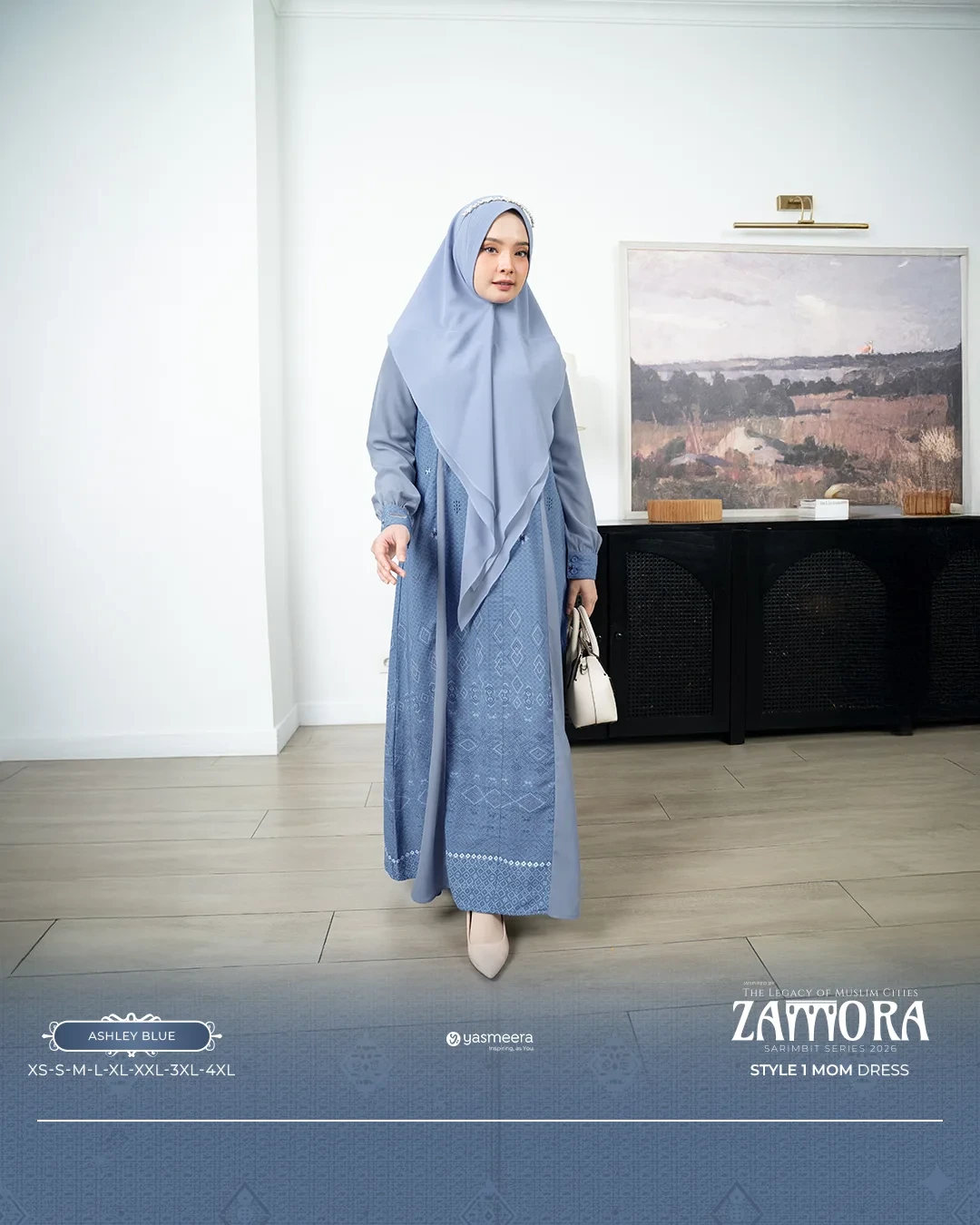 Yasmeera - GAMIS ZAMORA STYLE 1 DEWASA GRADE B thumb 7
