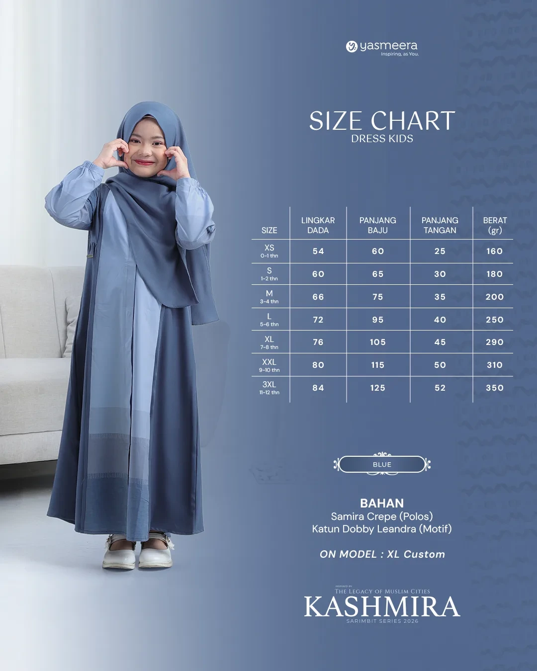 Yasmeera - KASHMIRA SERIES - BLUE