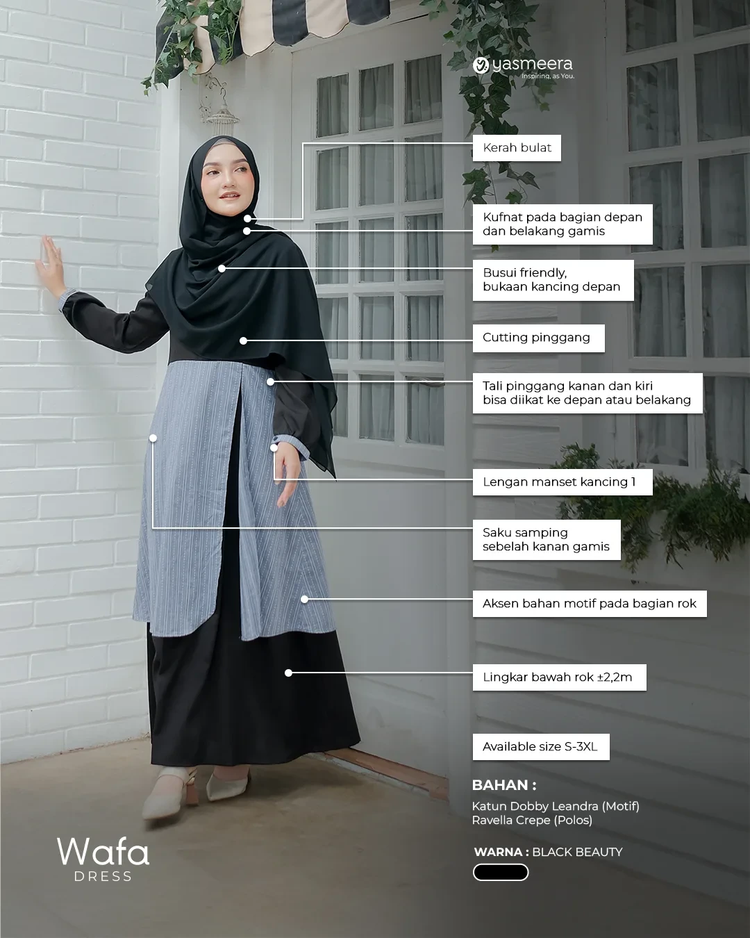 Yasmeera - GAMIS WAFA GRADE B thumb 16