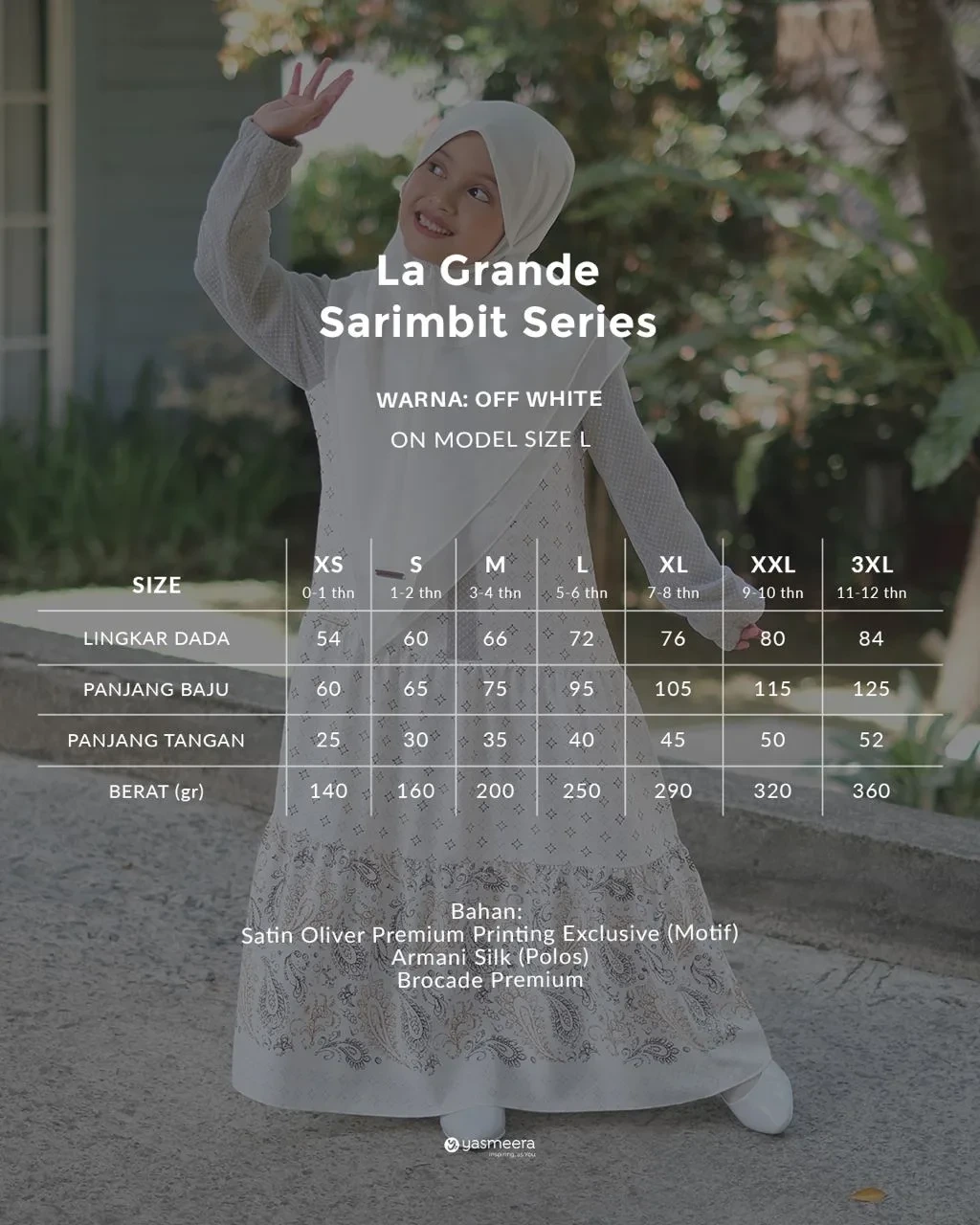 Yasmeera - GAMIS LA GRANDE ANAK thumb 58