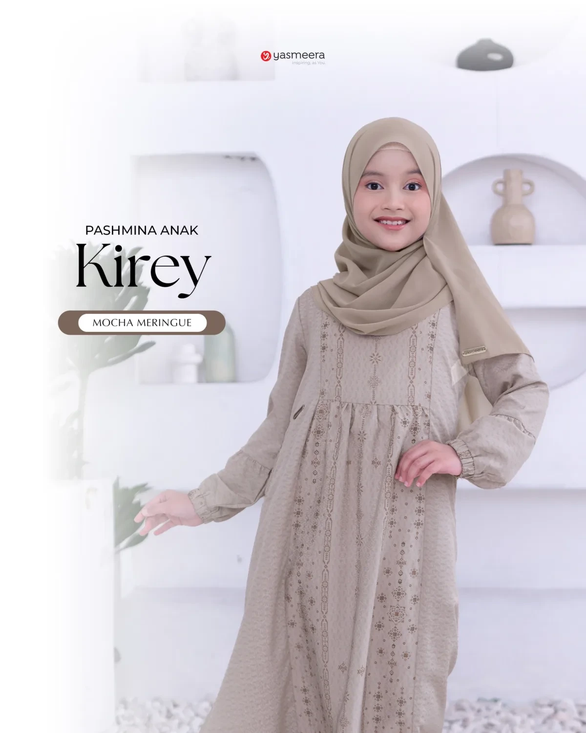 Yasmeera - PASHMINA KIREY GRADE B ANAK thumb 5