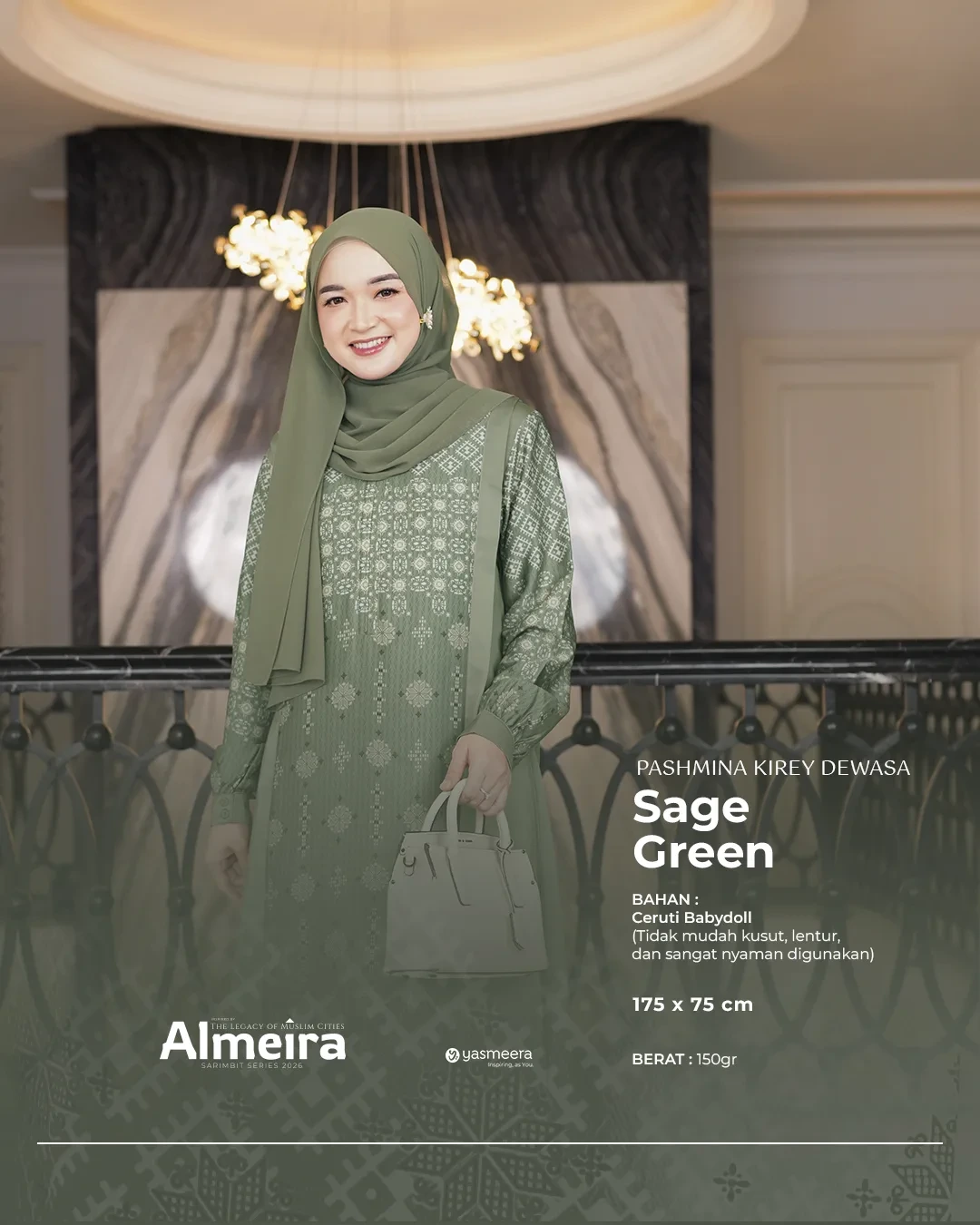 Yasmeera - KHIMAR & PASHMINA SARIMBIT 2026 VOL 3 (ALMEIRA,  MADINARA) thumb 24