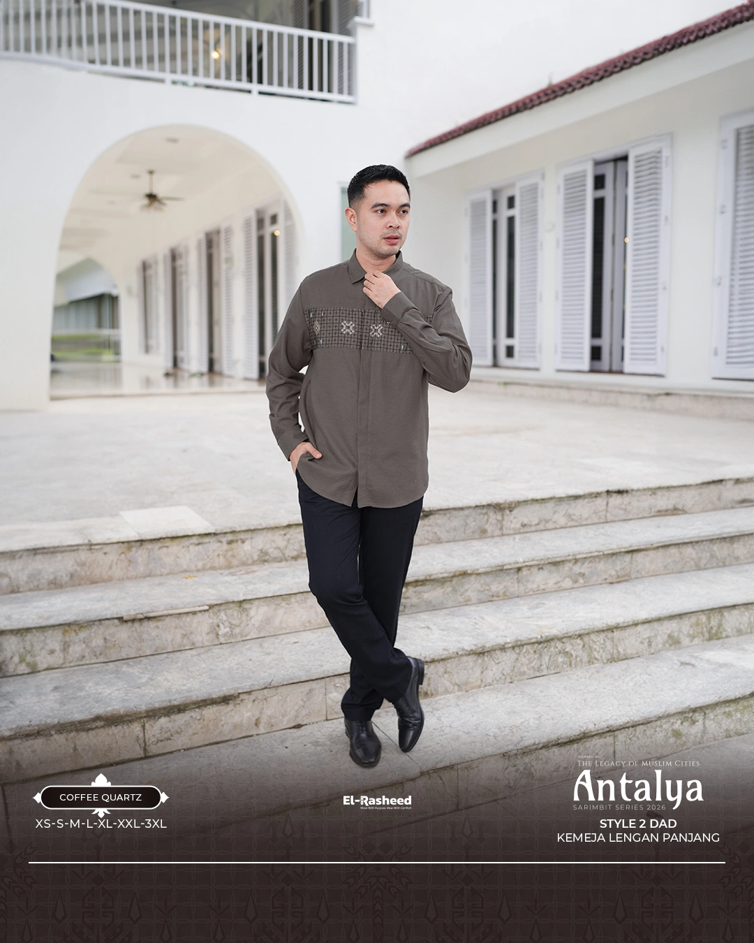 KEMEJA ANTALYA LENGAN PANJANG DEWASA GRADE B thumb 4