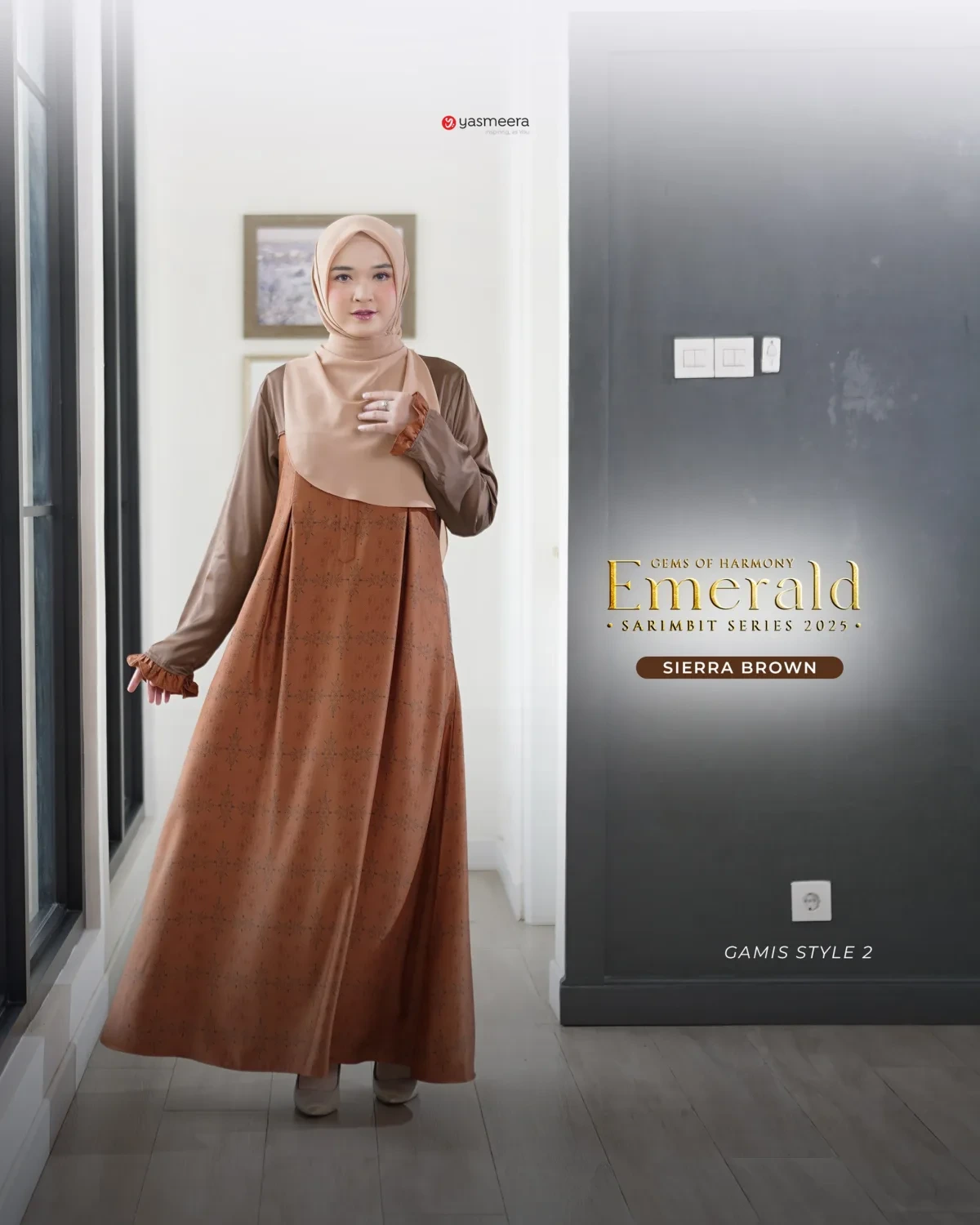 Yasmeera - SARIMBIT 2025 EMERALD SERIES WARNA SIERRA BROWN thumb 7
