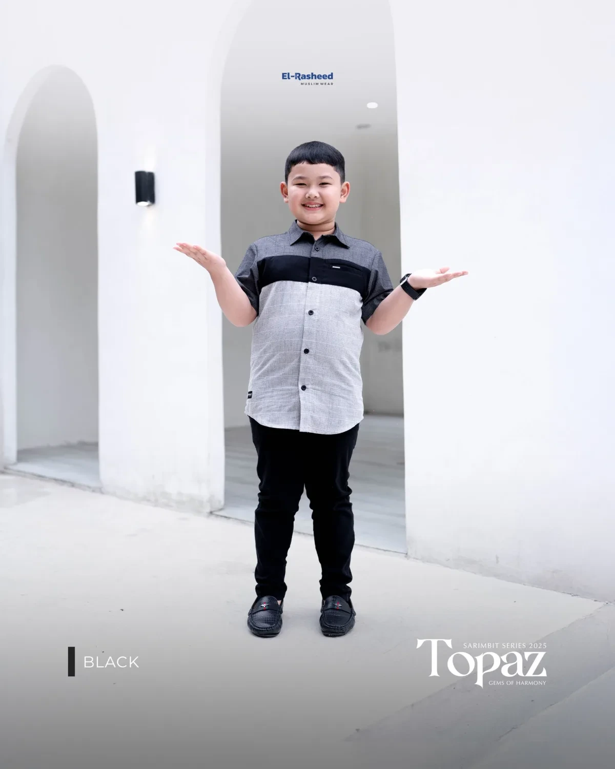 Yasmeera - SARIMBIT 2025 TOPAZ SERIES WARNA BLACK