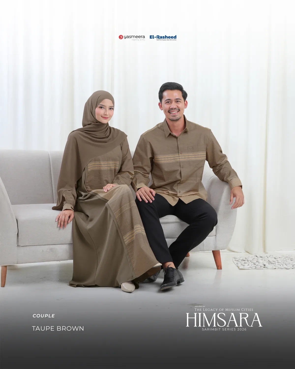 Yasmeera - HIMSARA SERIES - TAUPE BROWN thumb 47