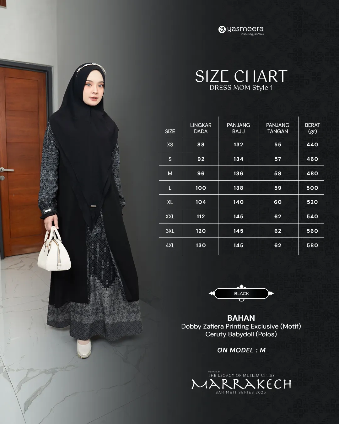 Yasmeera - MARRAKECH SERIES - BLACK thumb 20