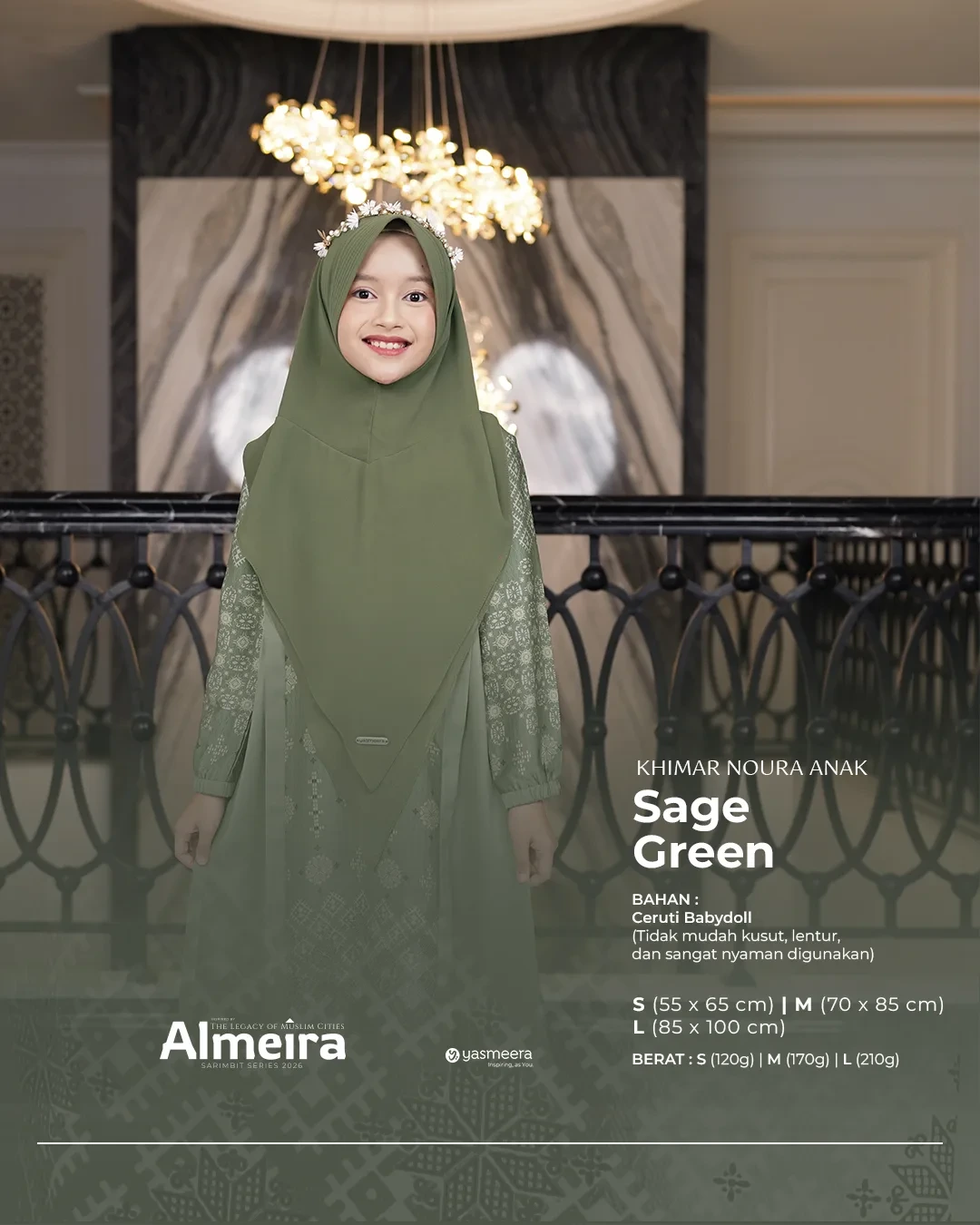 Yasmeera - KHIMAR & PASHMINA SARIMBIT 2026 VOL 3 (ALMEIRA,  MADINARA) thumb 28