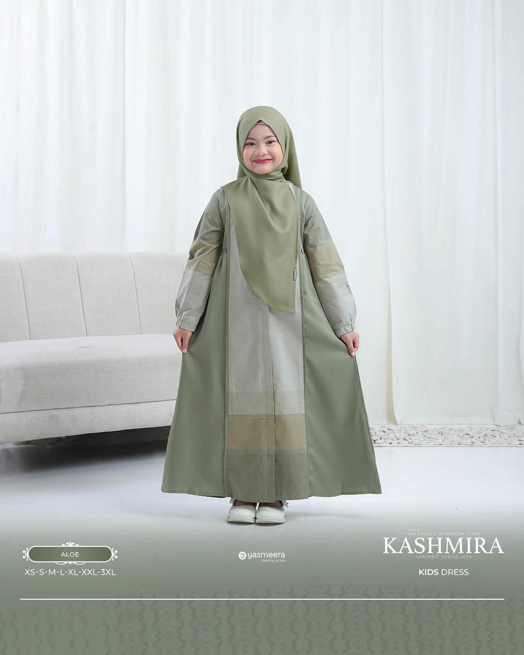 GAMIS KASHMIRA ANAK GRADE B thumb 10