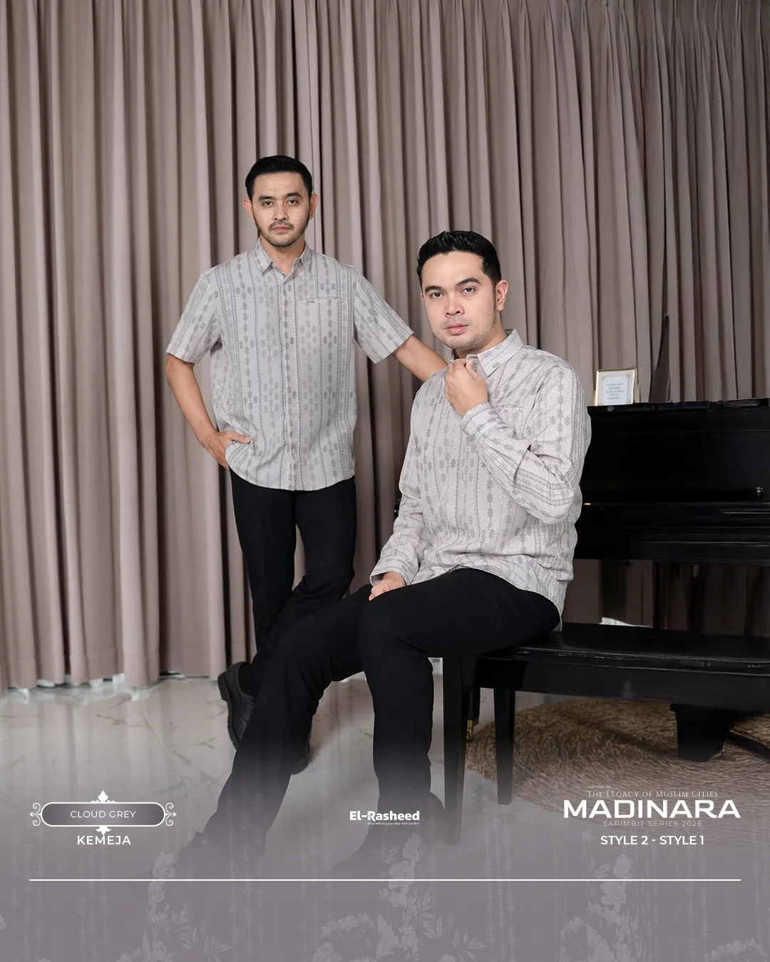 Yasmeera - MADINARA SERIES - CLOUD GREY thumb 46