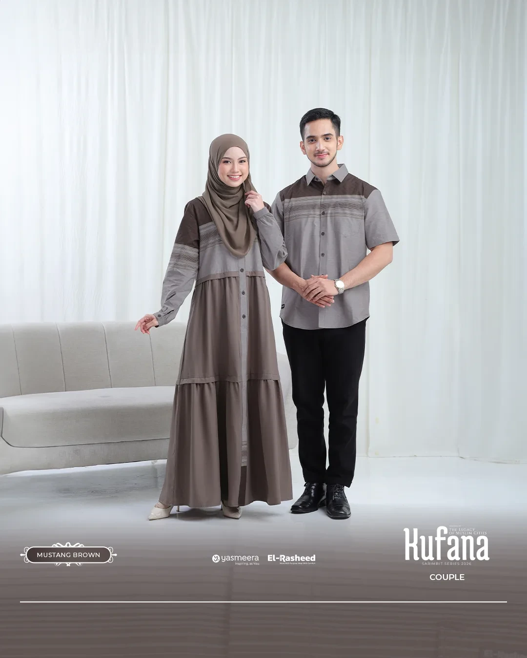 Yasmeera - KUFANA SERIES - MUSTANG BROWN thumb 46