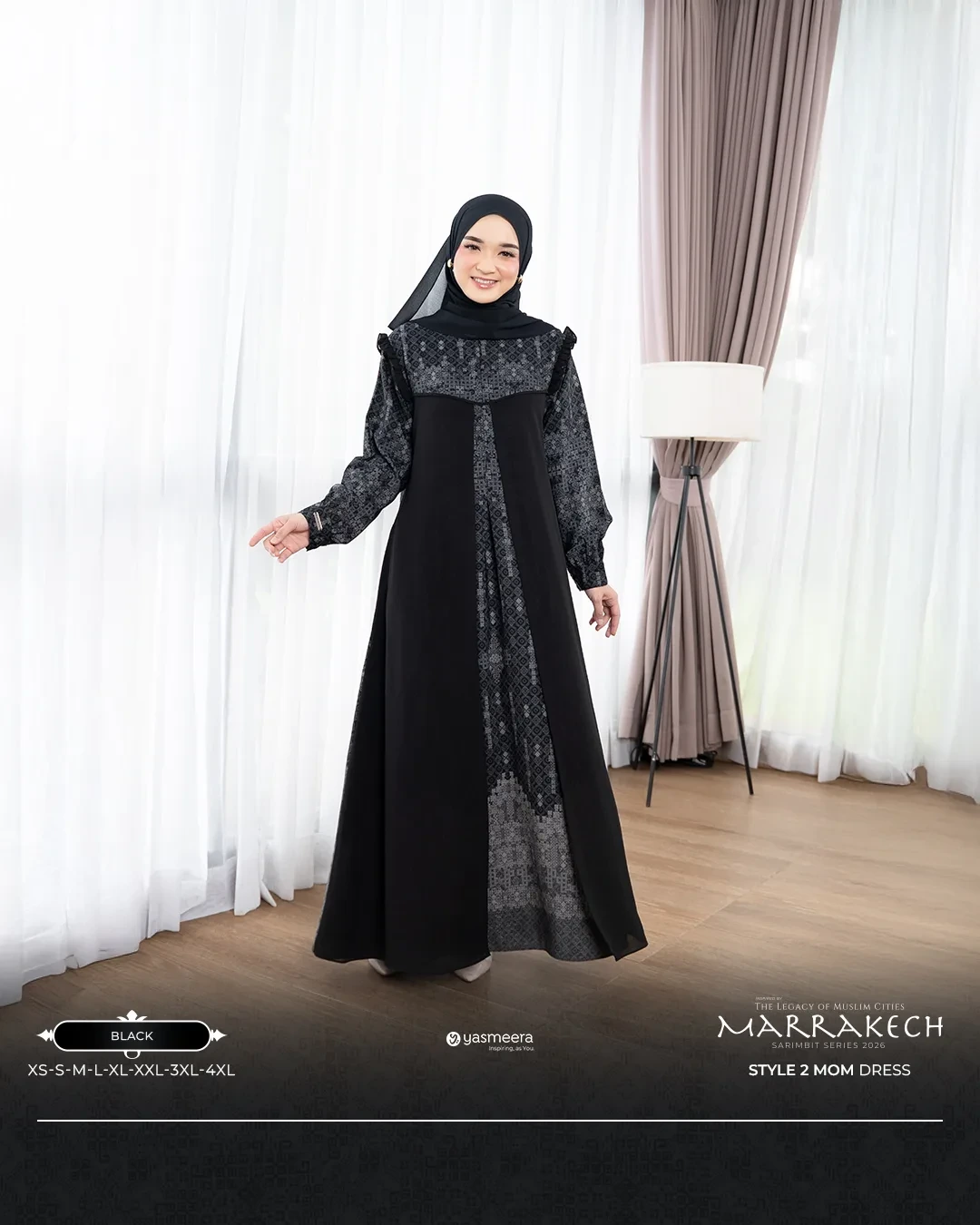 Yasmeera - GAMIS MARRAKECH STYLE 2 DEWASA GRADE B thumb 21
