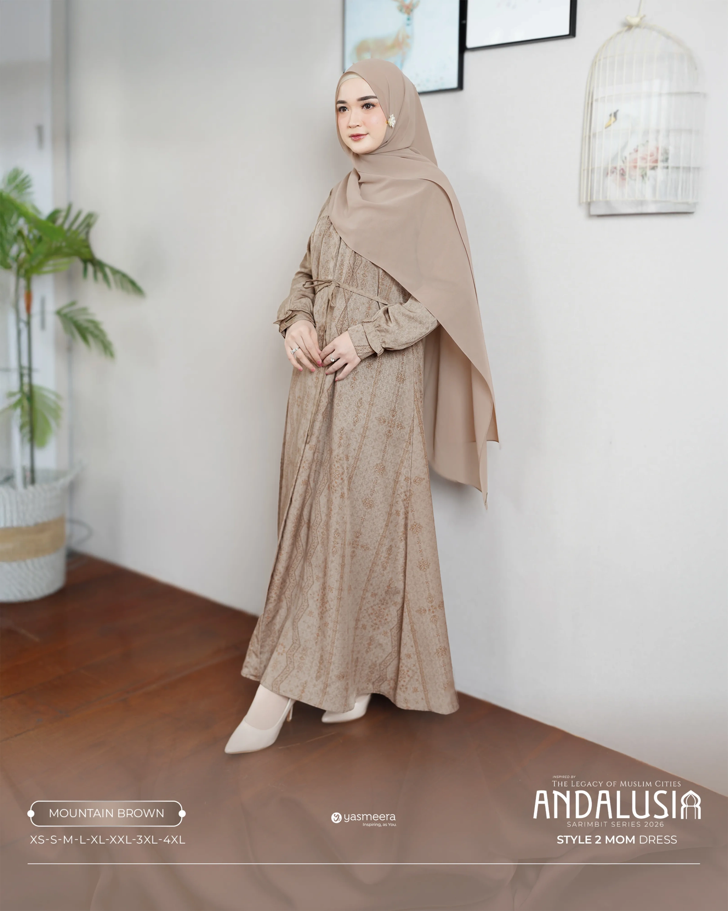 Yasmeera - ANDALUSIA SERIES - MOUNTAIN BROWN thumb 11
