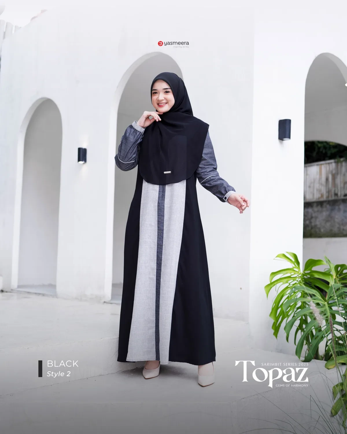 Yasmeera - SARIMBIT 2025 TOPAZ SERIES WARNA BLACK thumb 5