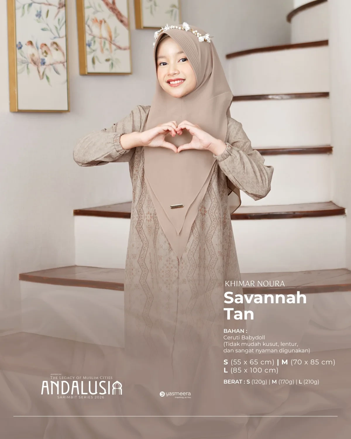 Yasmeera - KHIMAR & PASHMINA SARIMBIT 2026 (ANDALUSIA) thumb 27