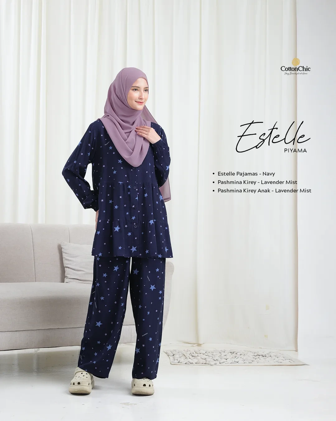 Yasmeera - PAJAMAS ESTELLE DEWASA GRADE B thumb 29