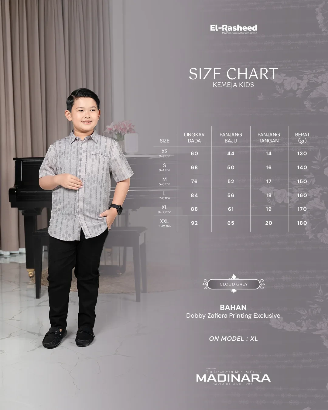 Yasmeera - KEMEJA MADINARA ANAK GRADE B thumb 5
