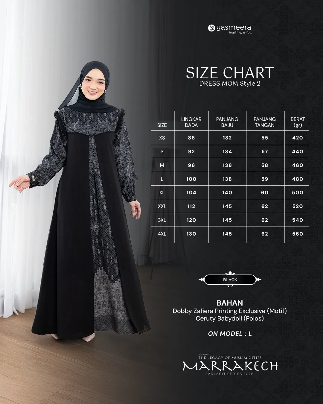 Yasmeera - MARRAKECH SERIES - BLACK thumb 13