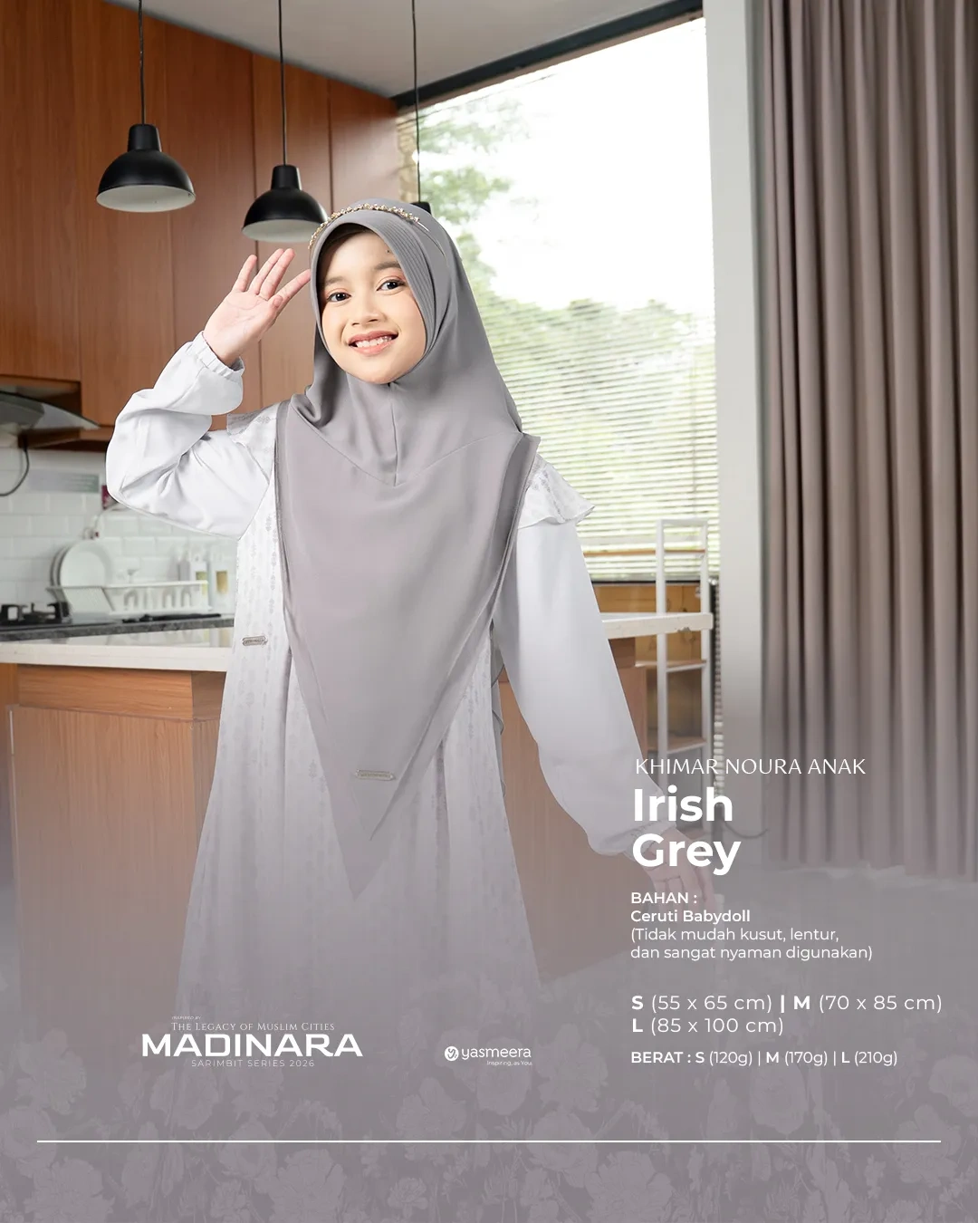 Yasmeera - KHIMAR & PASHMINA SARIMBIT 2026 VOL 4 (MADINARA) thumb 5