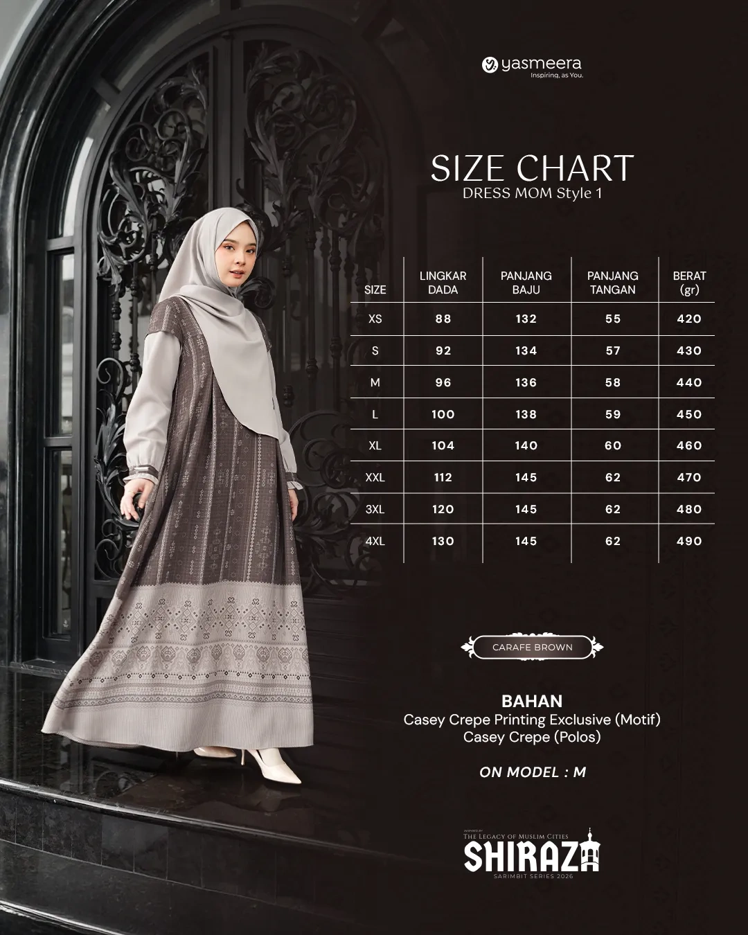 Yasmeera - SHIRAZA SERIES - CARAFE BROWN thumb 18