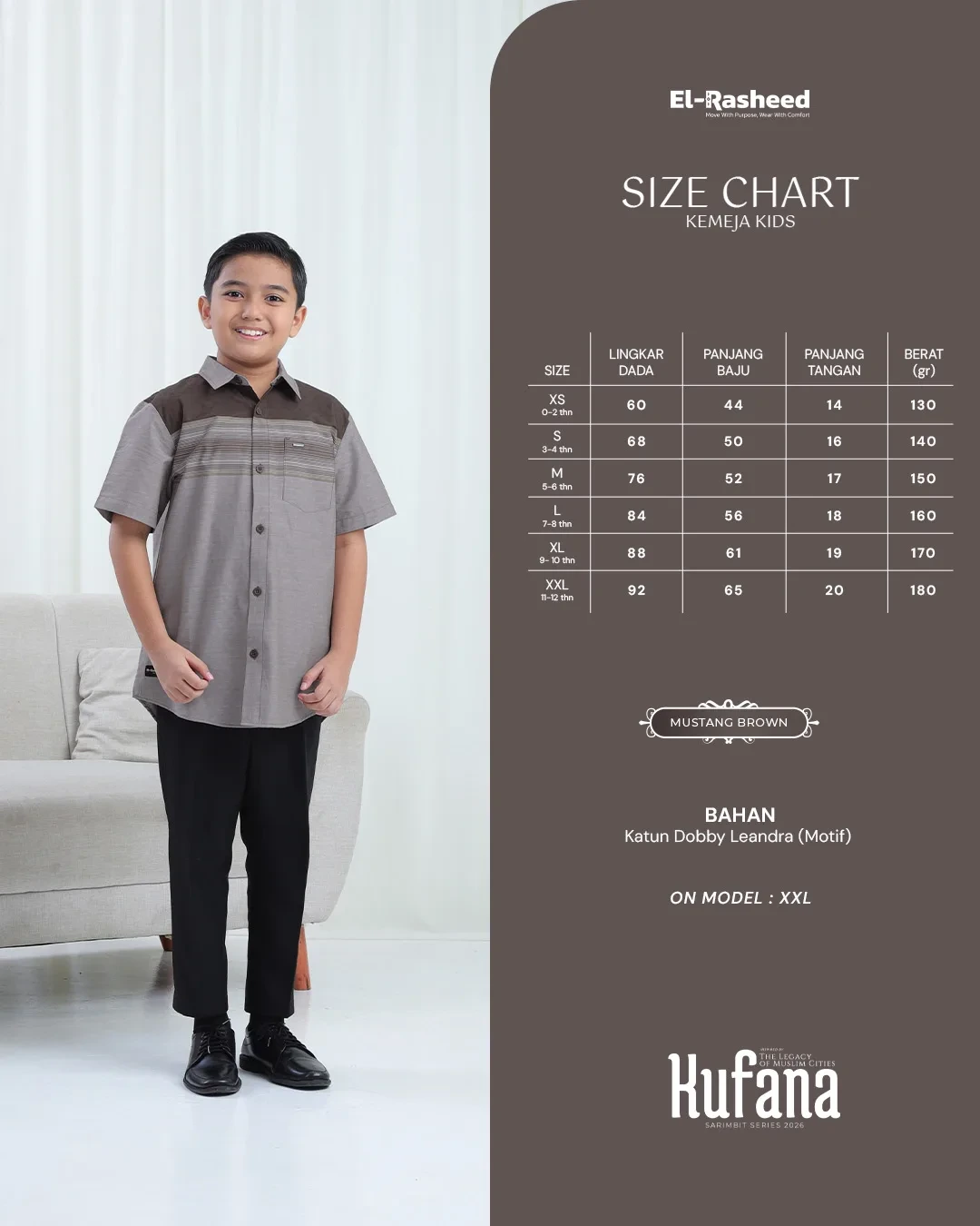 Yasmeera - KUFANA SERIES - MUSTANG BROWN thumb 44