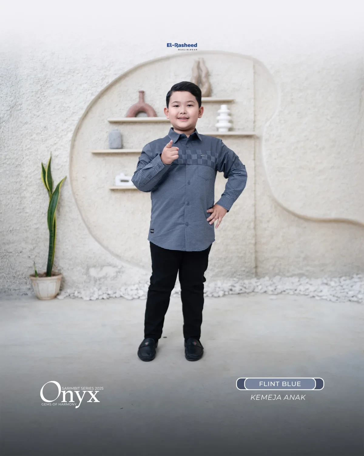Yasmeera - SARIMBIT 2025 ONYX SERIES WARNA FLINT BLUE
