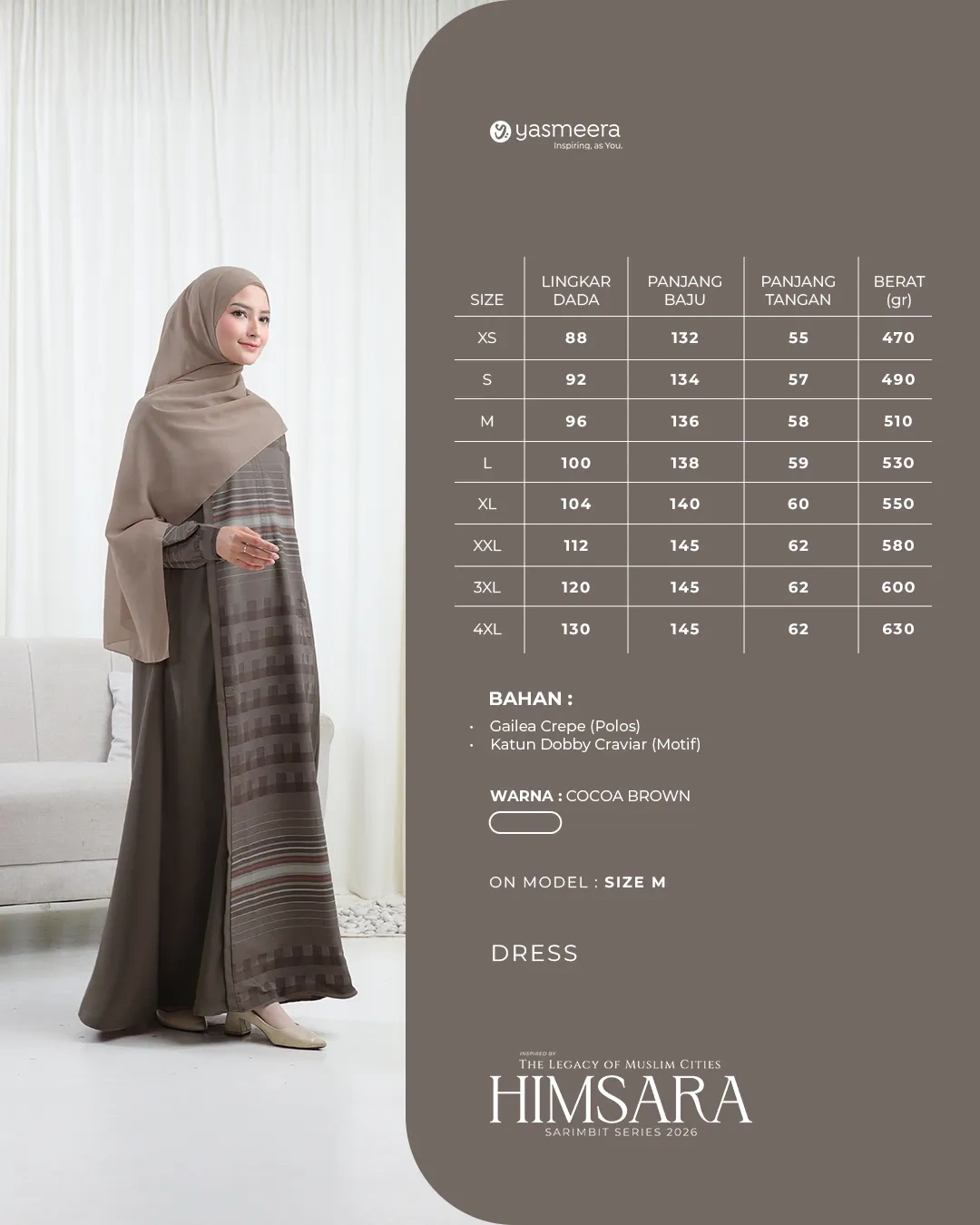Yasmeera - HIMSARA SERIES - COCOA BROWN thumb 33