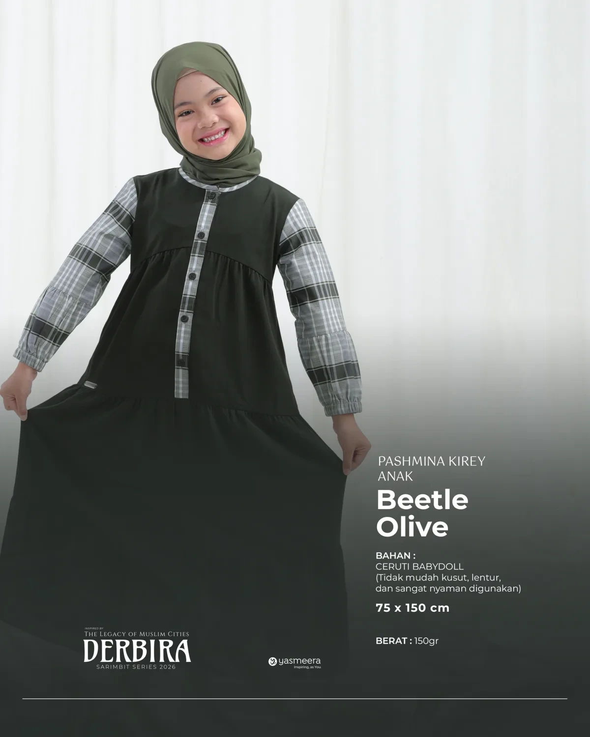 Yasmeera - KHIMAR & PASHMINA SARIMBIT 2026 VOL 2 (DERBIRA) thumb 7