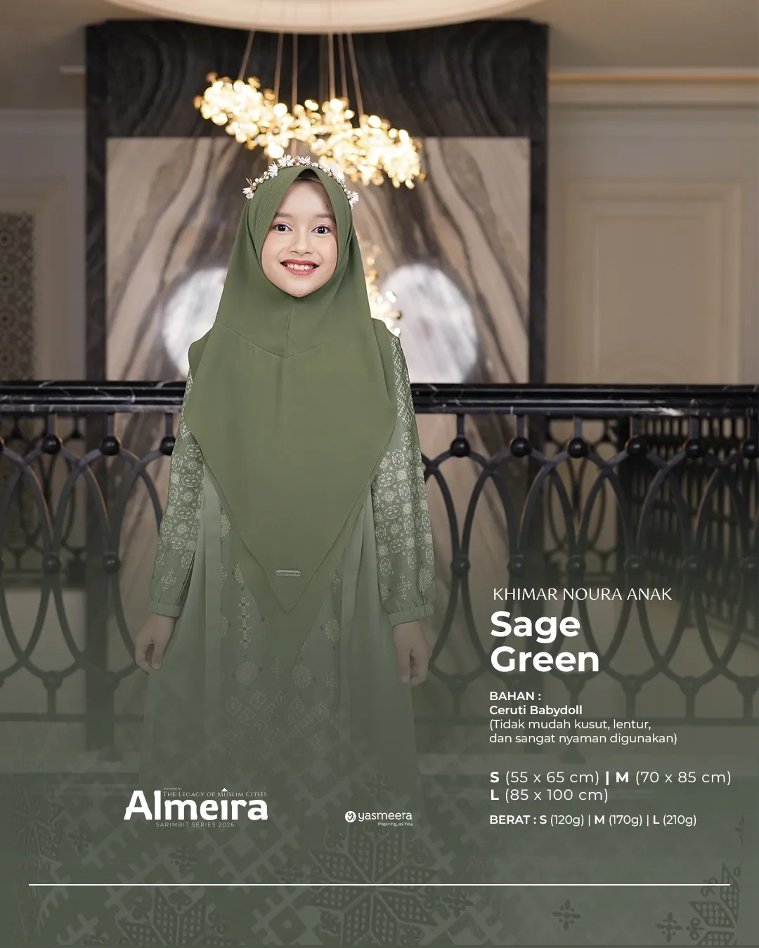 Yasmeera - KHIMAR & PASHMINA SARIMBIT 2026 VOL 3 (ALMEIRA,  MADINARA) thumb 12