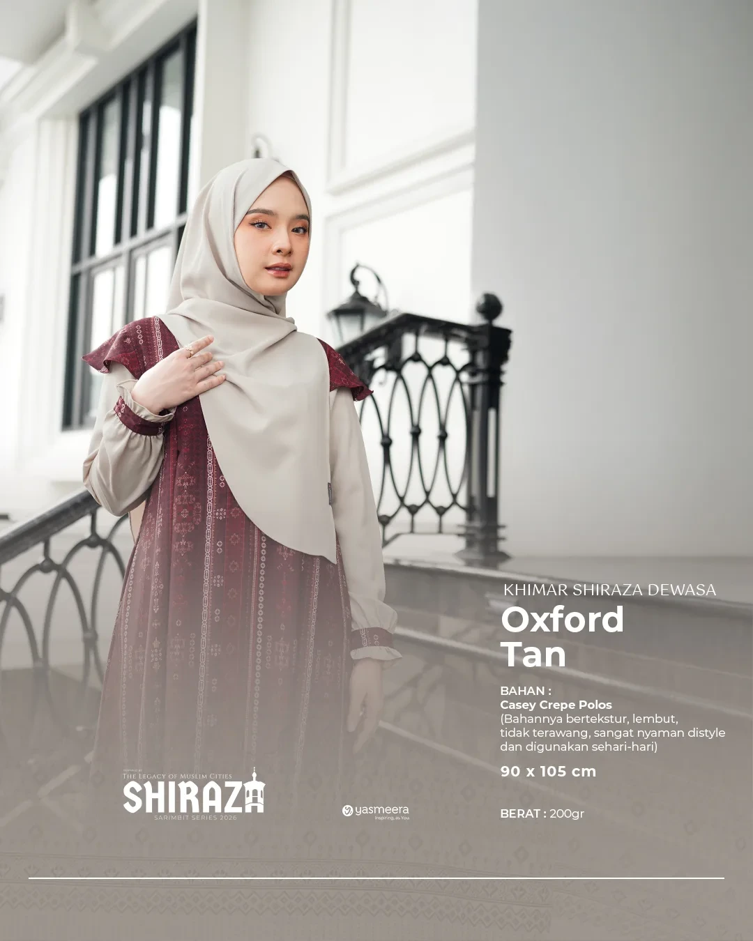 Yasmeera - KHIMAR SHIRAZA SARIMBIT 2026 thumb 4