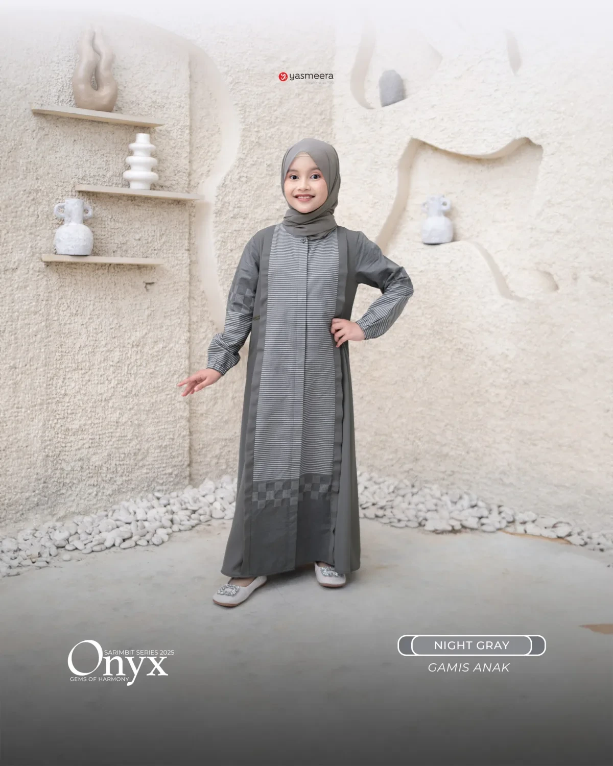 Yasmeera - SARIMBIT 2025 ONYX WARNA NIGHT GRAY thumb 3