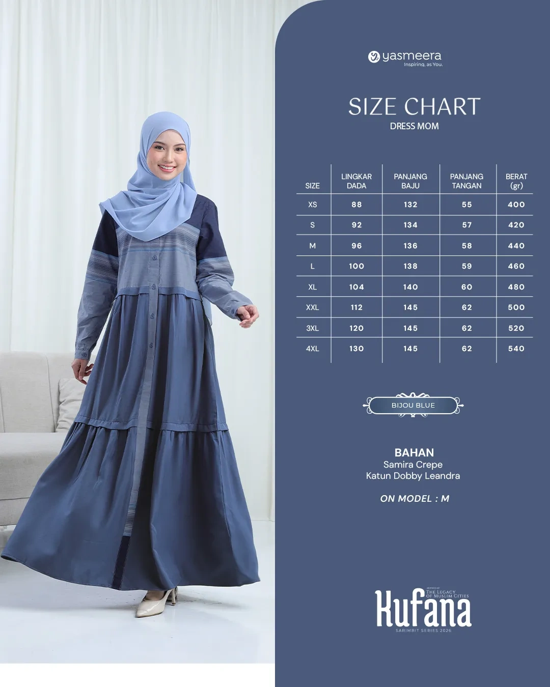Yasmeera - KUFANA SERIES - BIJOU BLUE thumb 18