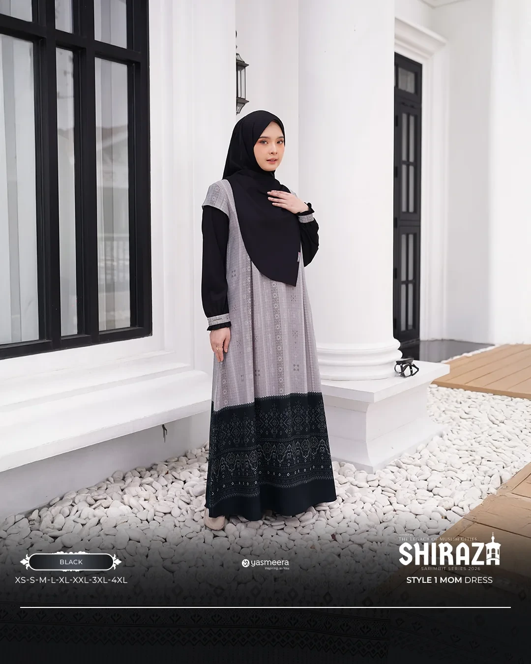 Yasmeera - GAMIS SHIRAZA STYLE 1 DEWASA GRADE B thumb 34