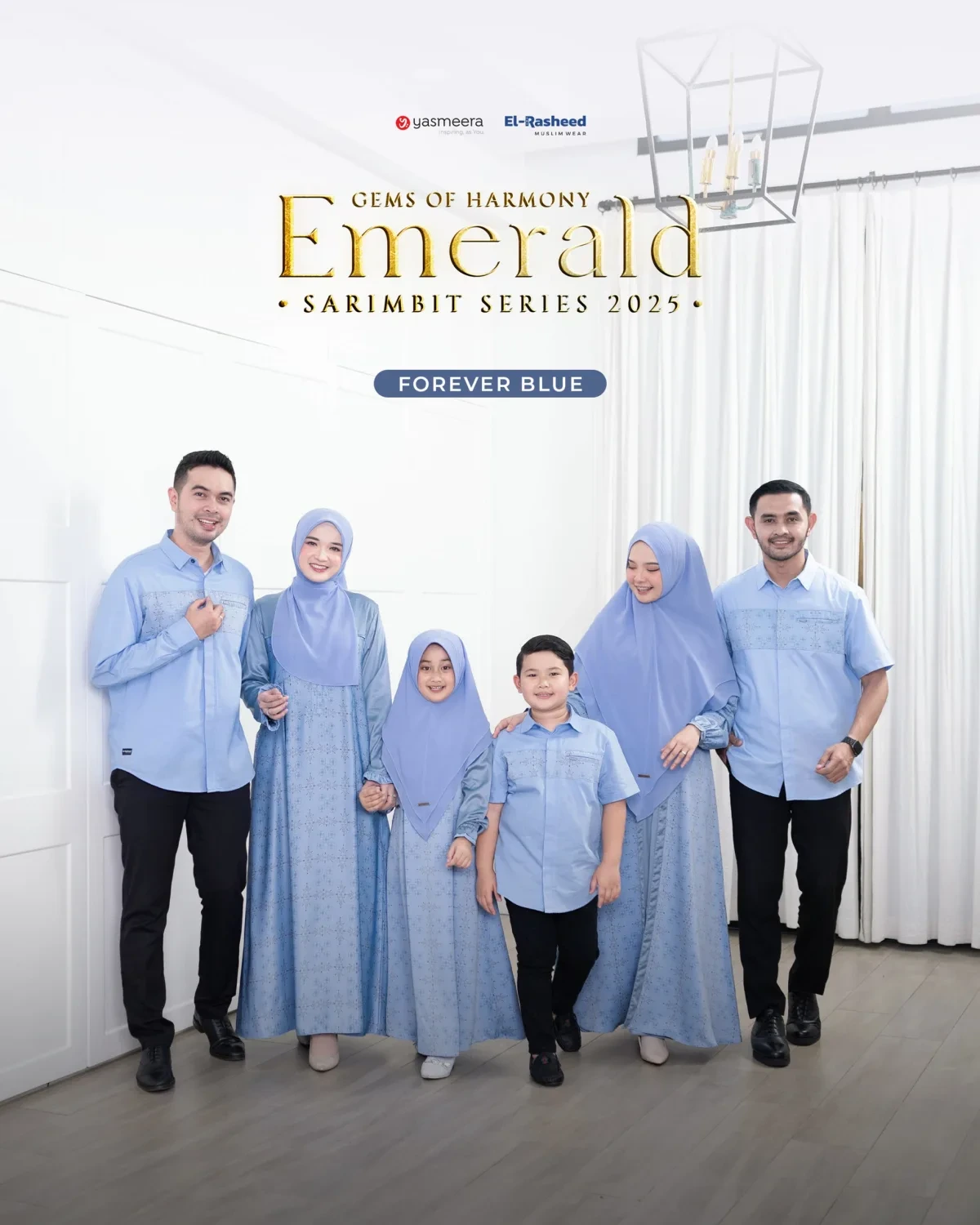Yasmeera - SARIMBIT 2025 EMERALD SERIES WARNA FOREVER BLUE thumb 9