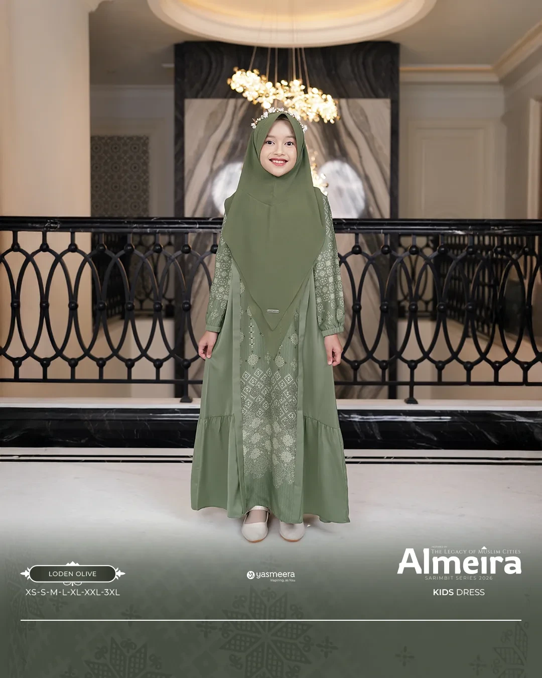 Yasmeera - GAMIS ALMEIRA ANAK GRADE B