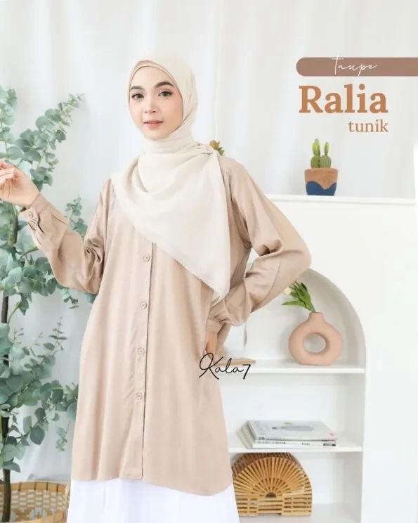 Zizara - Tunik Ralia Taupe