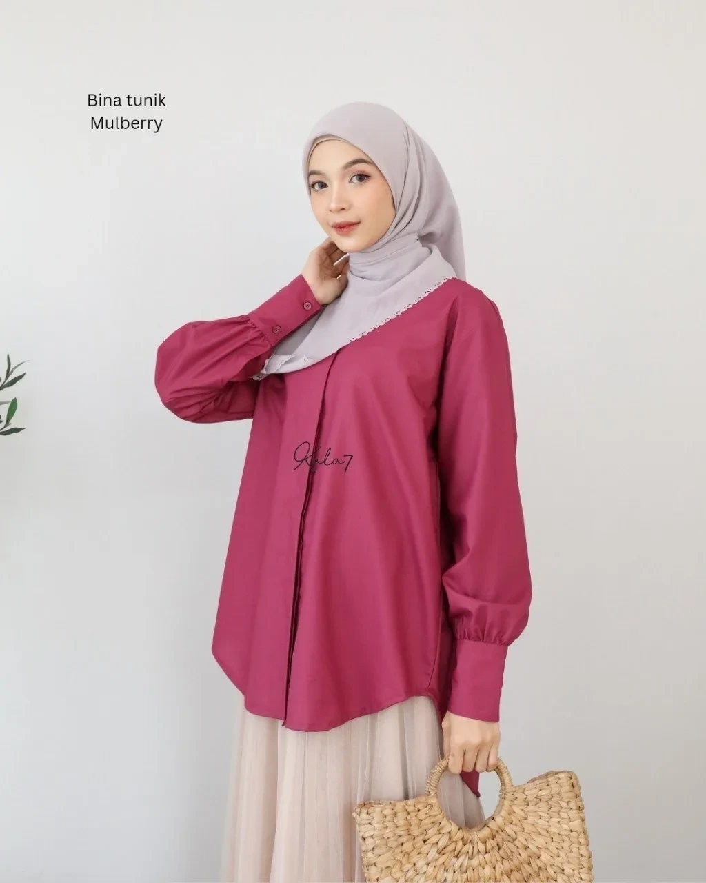 Zizara - Tunik Bina Mulberry thumb 2