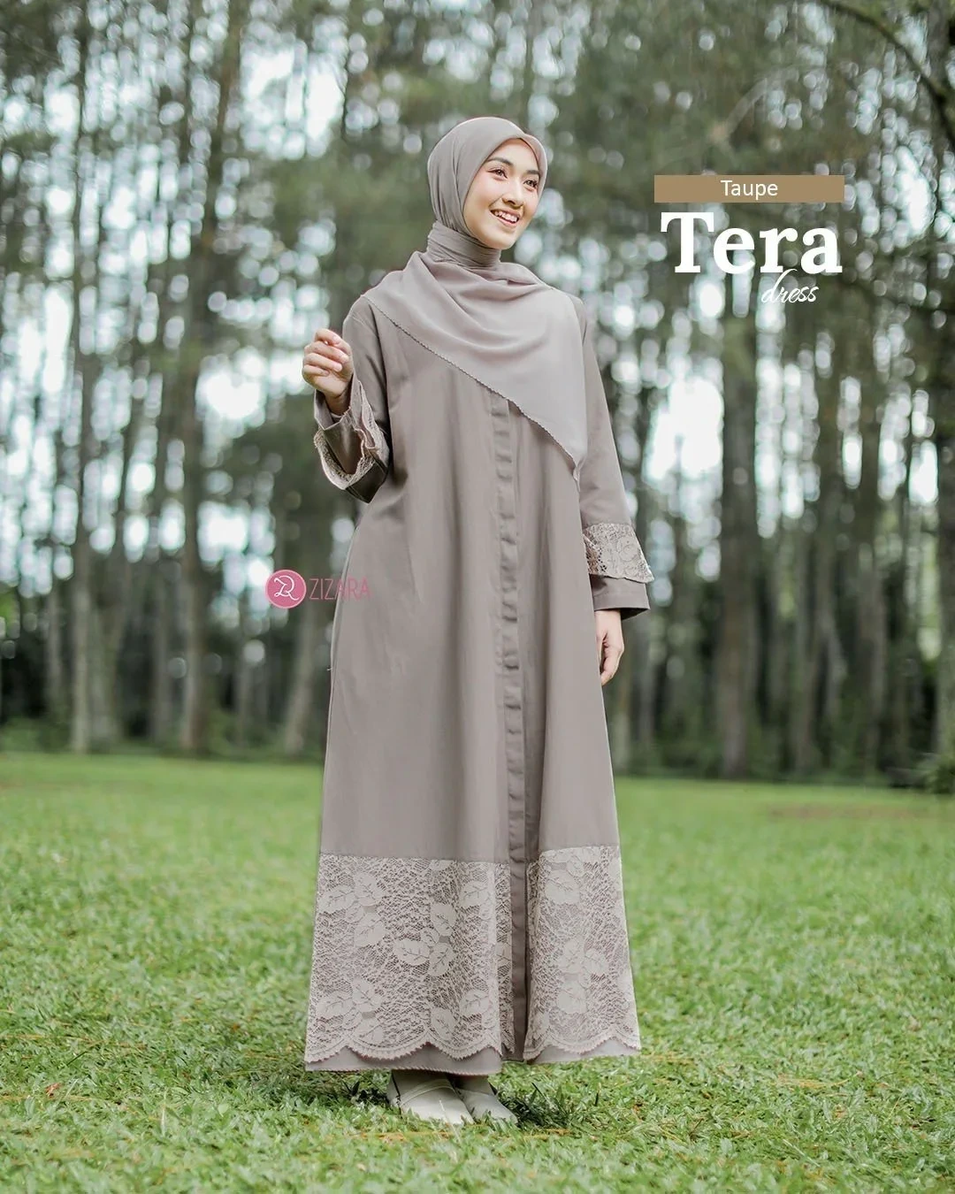 Zizara - Dress Tera Taupe thumb 2