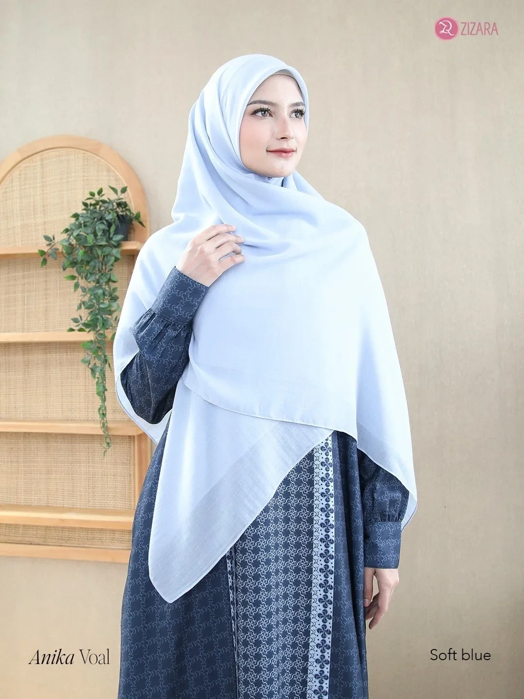Zizara - Anika Voal Soft Blue thumb 2