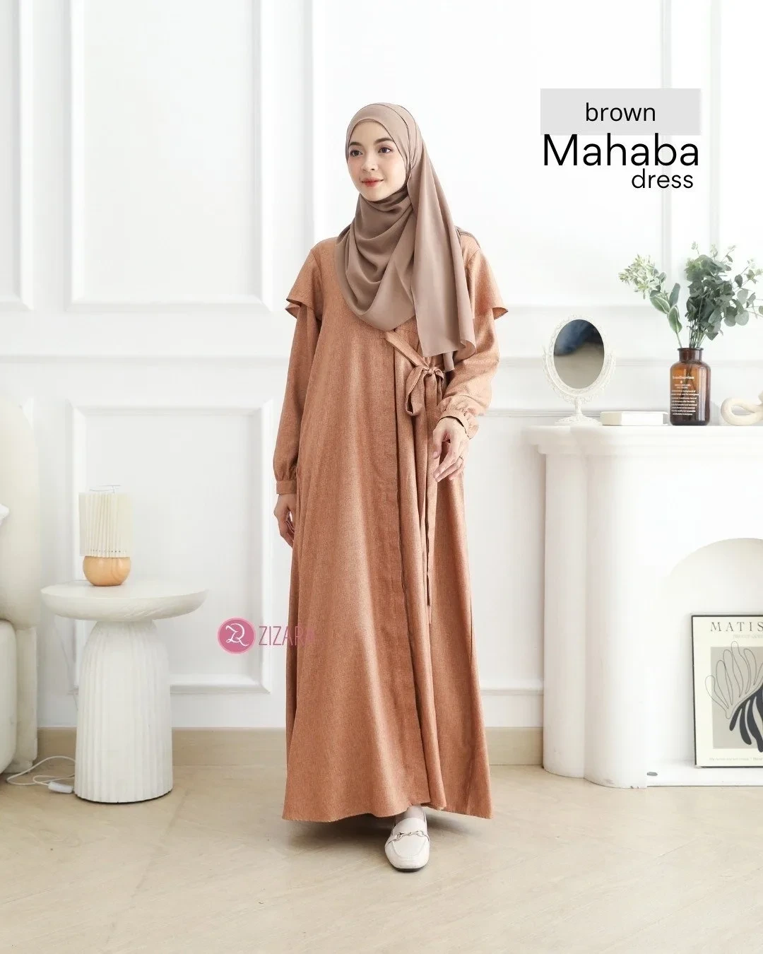 Zizara - Dress Mahaba Brown thumb 2