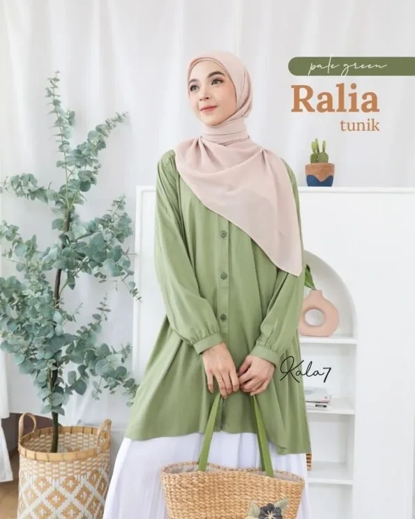 Zizara - Tunik Ralia Pale Green
