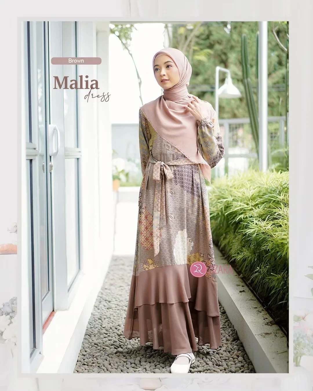 Zizara - Dress Malia Brown thumb 2