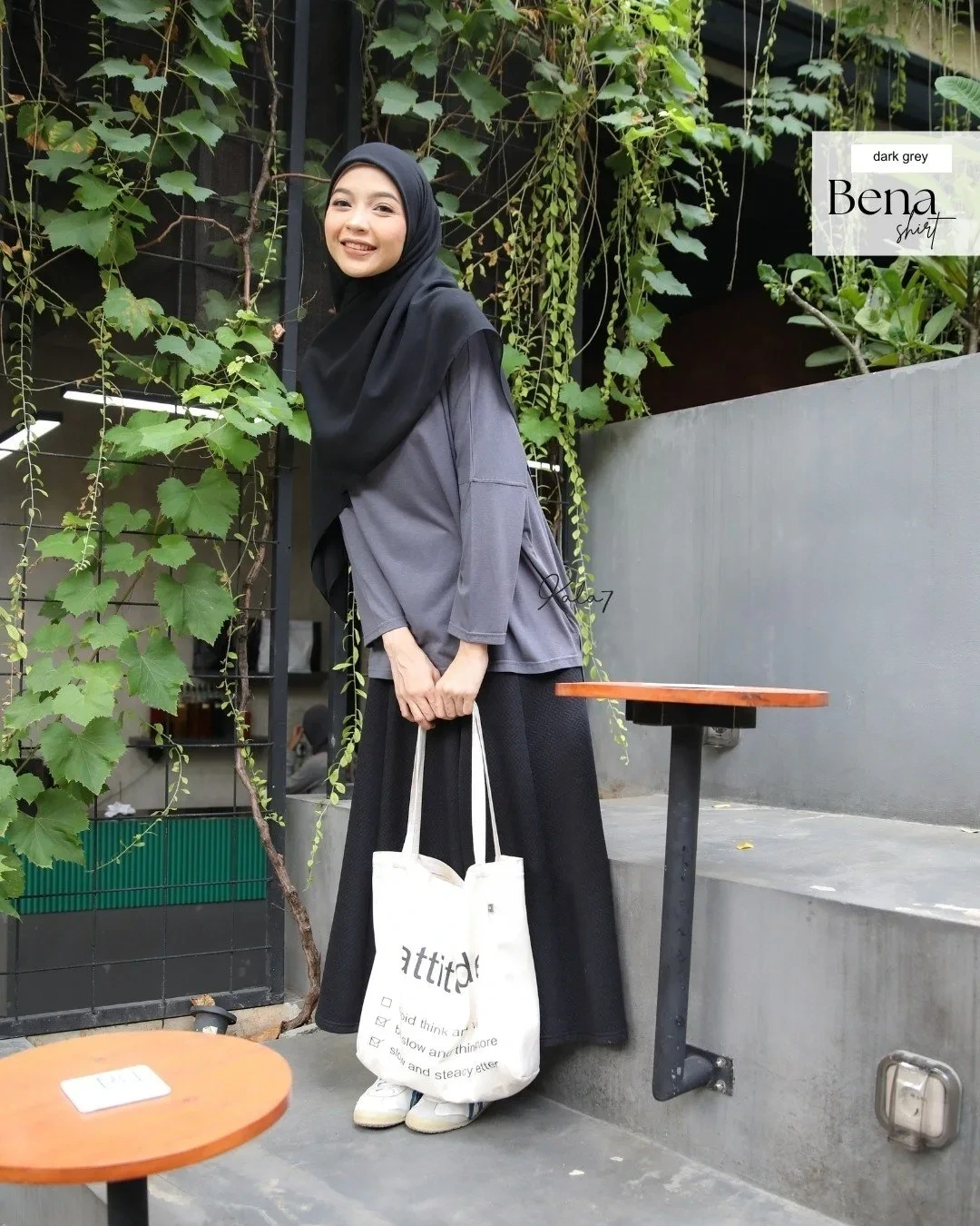 Zizara - Bena Shirt Dark Grey thumb 2