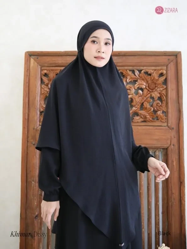 Zizara - Khimar Dissy Black