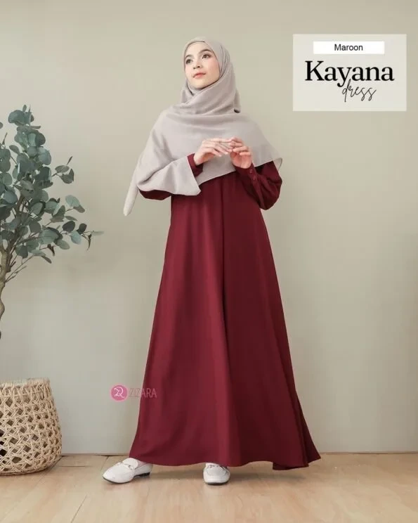Zizara - Dress Kayana Maroon